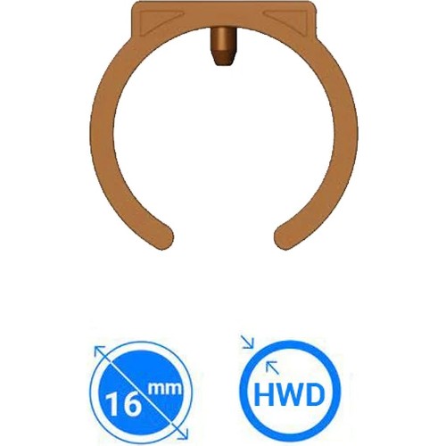 NETAFİM DAMLATICI KÖRTAPA (25 ADET) 16 - 17 mm Max 3,8 lt Debi