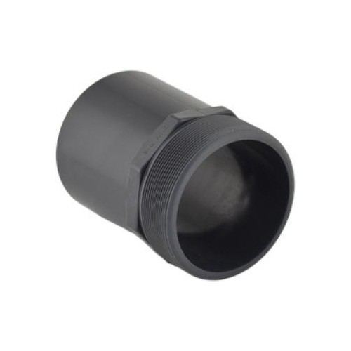 PVC DIŞ DİŞLİ DIŞTAN YAPIŞTIRMALI ADAPTÖR ( UZUN TİP ERKEK ADAPTÖR ) ( Ø 50 ) ( 1 ADET ) 