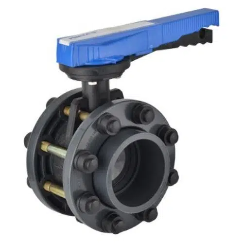 PVC FLANŞLI KELEBEK VANA ( Ø 140 ) ( 1 ADET )