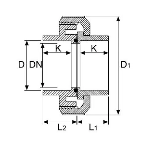 PVC RAKOR ( Ø 40 ) ( 1 ADET )